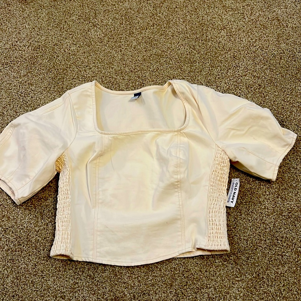 NWT denim top